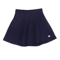 Tiny Girl Girls Navy Blue Solid A-Line Skirt-image-89