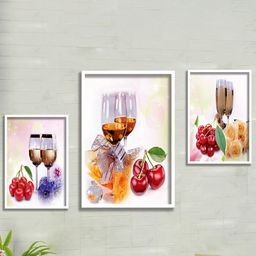 SAF White & Brown 3 Pieces Painting Wall Art-image-48