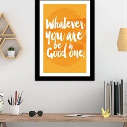 WENS Black Laminated Rectangular Frame Wall Art-image-60