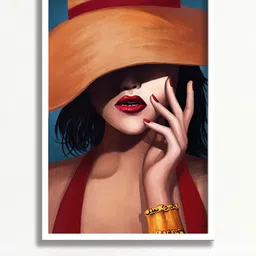 SAF Brown & White Painting Wall Art-image-24