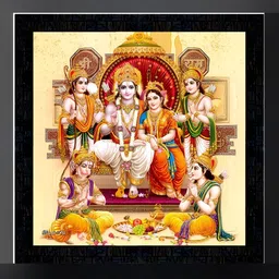 PnF Black & Cream Wooden Religious Painting Wall Art-image-41