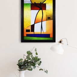 Gallery99 Yellow & White Abstract Textured Paper Wall Art-image-36