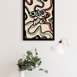 Gallery99 Beige & Brown Out Of Mind Texture Paper Wall Art-image-88