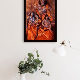 Gallery99 Orange Ram Laxman Sita Painting Wall Art-image-21