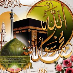 PnF Black & Green Religious Wall Art-image-97