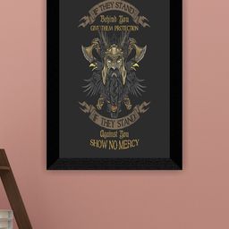 SAF Black & Brown Superhero Pianting Wall Art-image-62