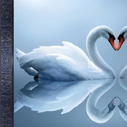 PnF Black & Blue Wooden Birds and Animals Wall Paintings-image-94