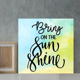 Gallery99 Blue & Yellow Motivational Quotes Wall Art-image-31
