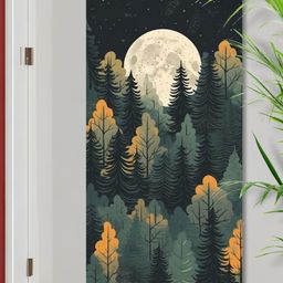 SAF Green & Black Nature Art Painting Wall Art-image-37