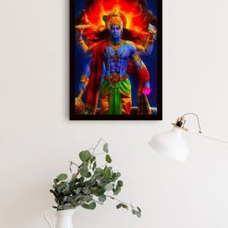 Gallery99 Blue & Red  Framed Painting Wall Art-image-43