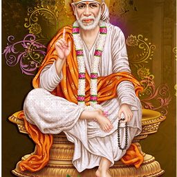 PnF Yellow & White Sai Baba Wall Sticker-image-52