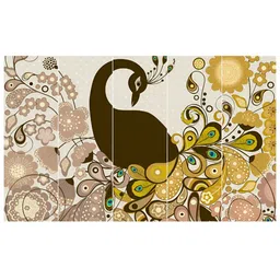 Inephos Black & Brown 5 Piece Bird and Animal Wall Art-picture-17
