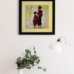 Gallery99 Cream Colored & Brown Abstract Painting Wall Art-7