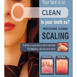 British Terminal Blue and Beige Dental Dentist Poster Sticker-16