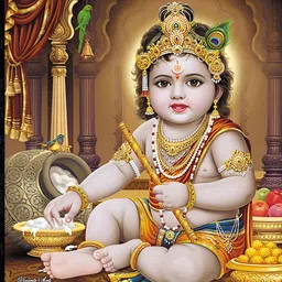 PnF Black & White Lord Krishna Religious Wooden Painting Wall Art-image-80