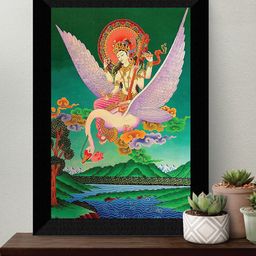SAF Green & Black Painting Wall Art-image-93