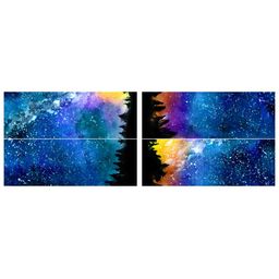 Inephos Multicoloured Canvas Wall Paintings-image-78