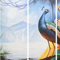 Inephos Multicoloured Canvas Wall Paintings-image-65