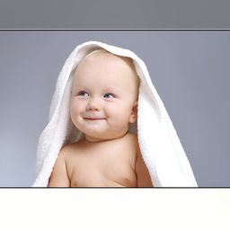 PnF Beige & White Baby Printed Paper Wall Sticker-image-73
