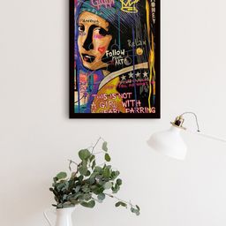 Gallery99 Black Framed Painting Texture Paper Without Glass  Wall Art-image-1