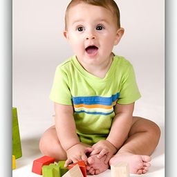 PnF Green & beige Cute Baby Print Wall Stickers-image-4