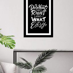 WENS Black & White Inspirational Quotes Printed Framed Wall Art-image-62