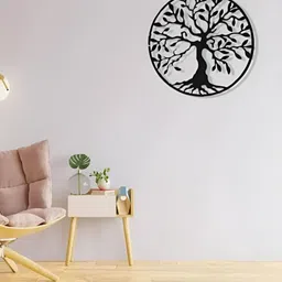 ARTROOMS Black Tree of Life Metal Wall Hangings-27