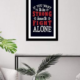 WENS Black & White Inspirational Quotes Printed Framed Wall Art-image-60