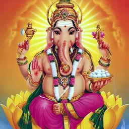 British Terminal Beige Red Lord Ganesha Vighnaharta Sticker-30