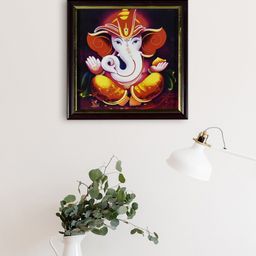 Gallery99 Red & Yellow Ganesha Deva Wall Art-image-41