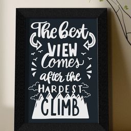 SAF Black & White Painted UV Coating Wall Art-image-0