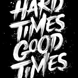 British Terminal Black & White Motivational Quotes Wall Painting-44