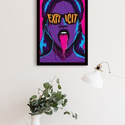 Gallery99 Purple & Pink Abstract Explicit Wall Art-image-53