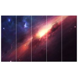 Inephos Blue Red And Yellow 1 Piece Other Wall Art-30