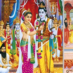 PnF Red & Blue Paper Religious Wall Photographs-image-31