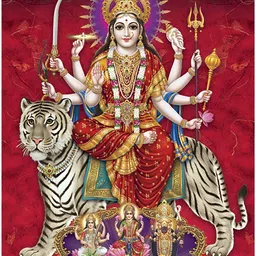 PnF Red & Blue Paper Religious Wall Photographs-image-57