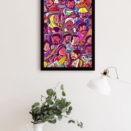 Gallery99 Purple & Pink Working Class Hero Painting Wall Art-image-94