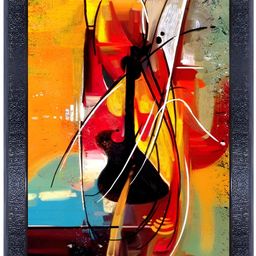 PnF Black & Red Abstract Wall Art-16
