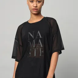 MKH Typography Drop-Shoulder Sleeves Printed Dri-FIT Relaxed Fit Sports T-shirt-25