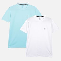 ARMISTO Boys Blue & White Set Of 2 2 Dri-Fit SportsFootball T-shirt-image-38