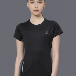 HRX by Hrithik Roshan Women Dri-FIT Colourblocked Round Neck T-shirt-picture-34