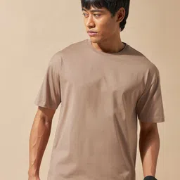 Cultsport Men Relaxed Fit Moisture Wicking Pure Cotton T-shirt-image-23