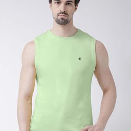 Friskers Round Neck Sleeveless Cotton Slim Fit T-shirt-image-83