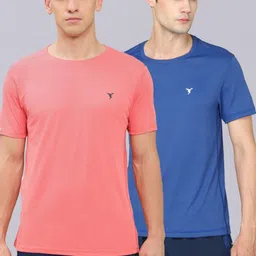 Technosport Men 2 Anti Odour Applique Slim Fit T-shirt-image-8