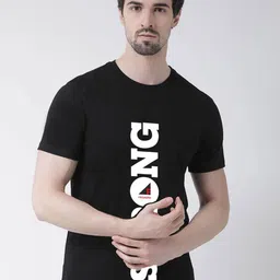 Friskers Typography Printed Slim Fit Cotton T-shirt-picture-13