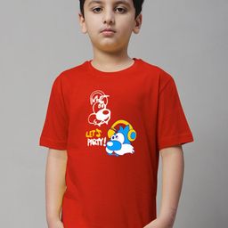 Friskers Boys Graphic Printed Pure Cotton Slim Fit T-shirt-image-42