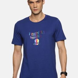 IMPACKT Typography Printed Slim Fit Pure Cotton T-shirt-image-13
