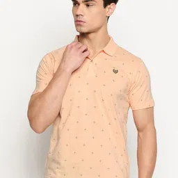 Duke Men Conversational Printed Polo Collar T-shirt-11
