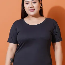 U&F Beyond Plus Size Round Neck T-Shirt image 1