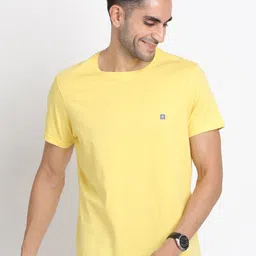 Turtle Round Neck Pure Cotton Slim Fit T-shirt-picture-30